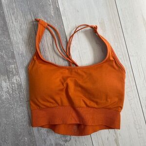 NVGTN Burnt Orange Thrive Seamless Bra